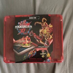 Unopened Baku-Tin Bakugan Special Attack Mantid - Red